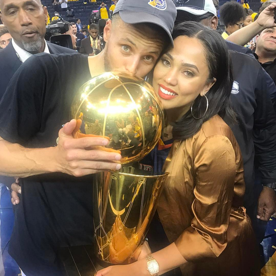 Proud Wife Ayesha Curry Congratulates Husband Steph On Second NBA Championship